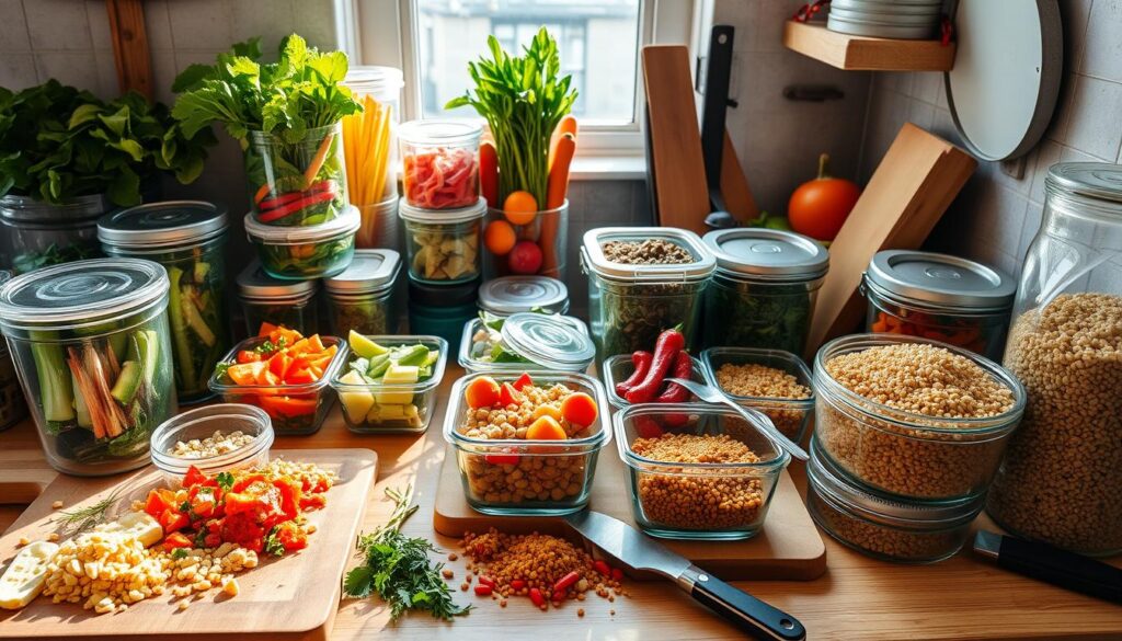 Vegetarian meal prep