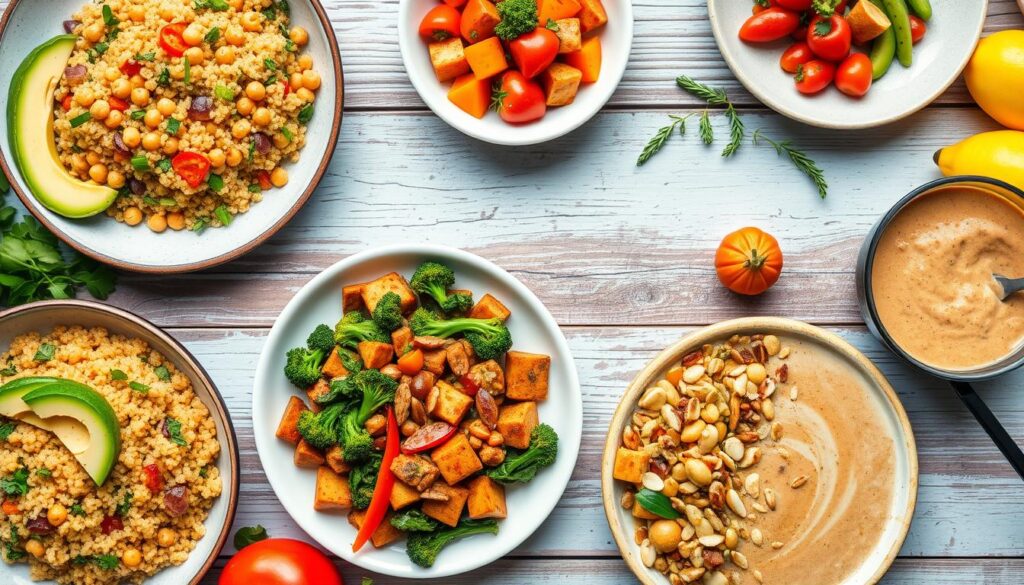 high protein vegan meals