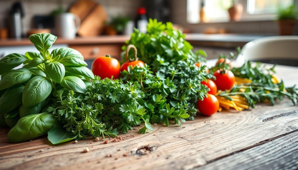 herbs for vegetarian baked ziti