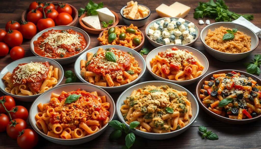 vegetarian baked ziti variations